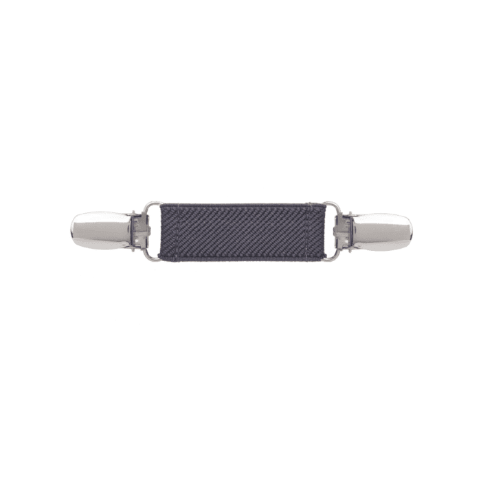 Spinkobroszka TwinPin Ciemnoszara 6 cm - obrazek 1
