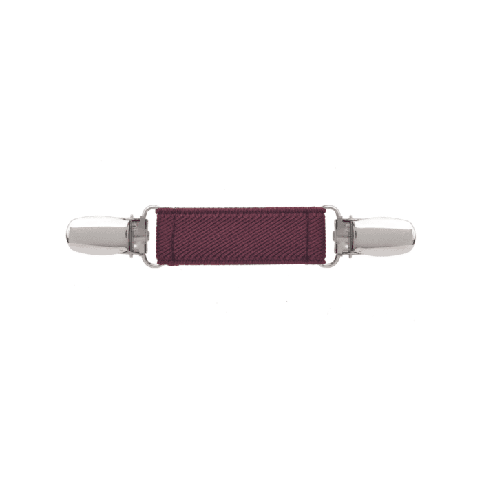 Spinkobroszka TwinPin Bordowa 6 cm - obrazek 1