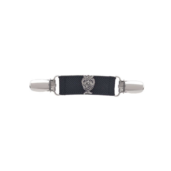 Spinkobroszka TwinPin Czarna sowa 6 cm - obrazek 1