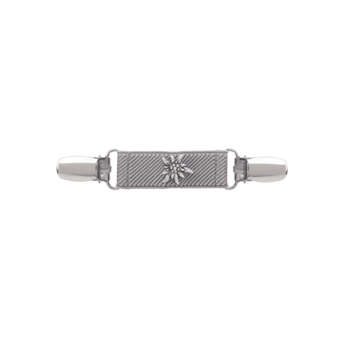 Spinkobroszka TwinPin Szara szarotka 6 cm - obrazek 1