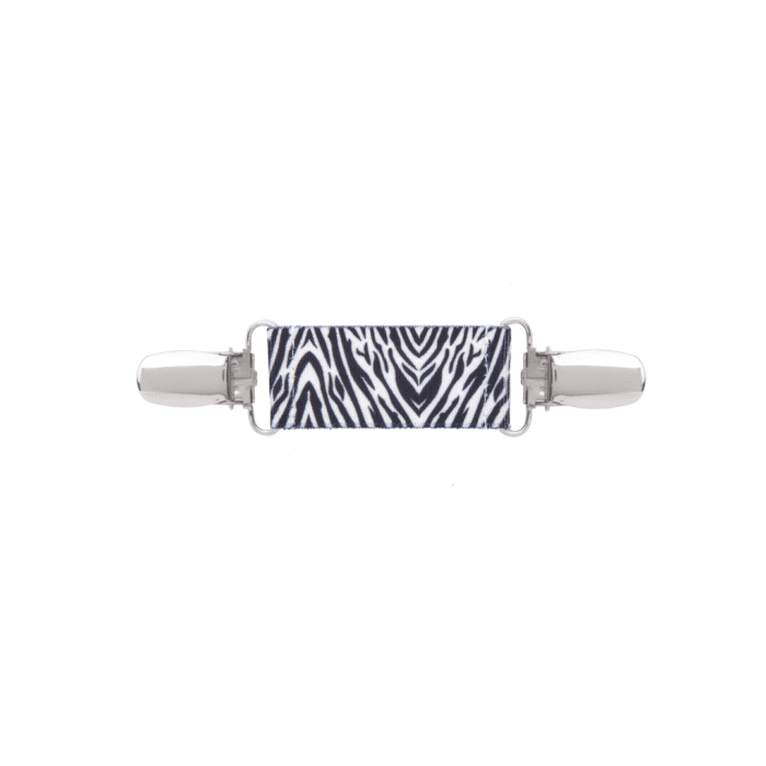 Spinkobroszka TwinPin Zebra 6 cm - obrazek 1