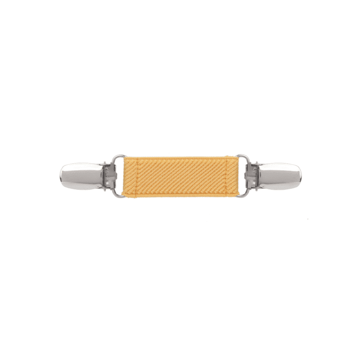 Spinkobroszka TwinPin Żółta 6 cm - obrazek 1