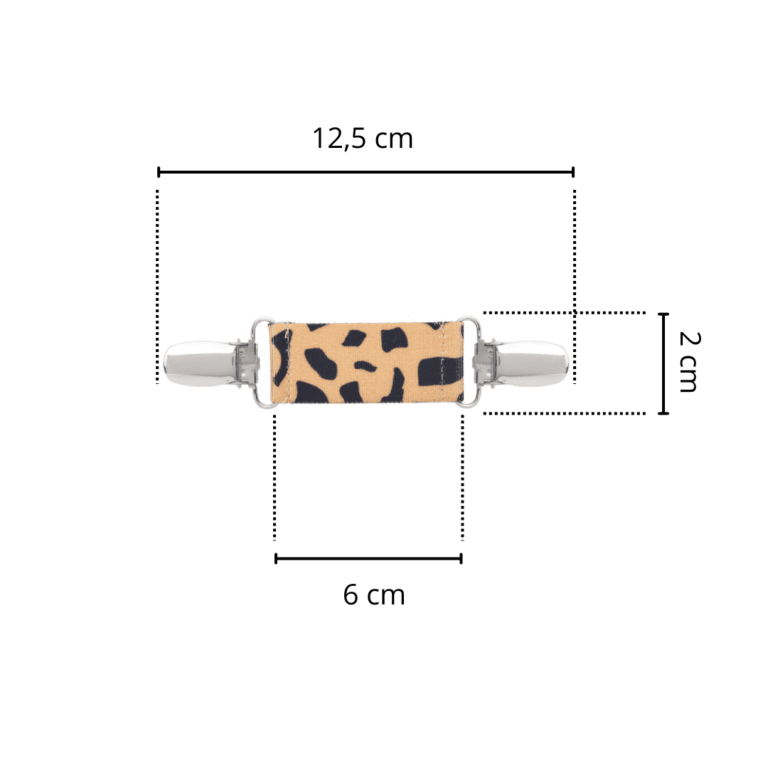 Spinkobroszka TwinPin Żyrafa 6 cm