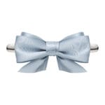 TwinPin Kokoro Bow Silver - spinka z ręcznie wiązana kokardą