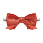TwinPin Kokoro Bow Orange - spinka z ręcznie wiązana kokardą