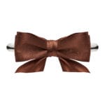 TwinPin Kokoro Bow Brown - spinka z ręcznie wiązana kokardą